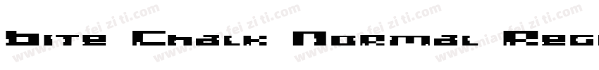 Bite Chalk Normal Regular字体转换